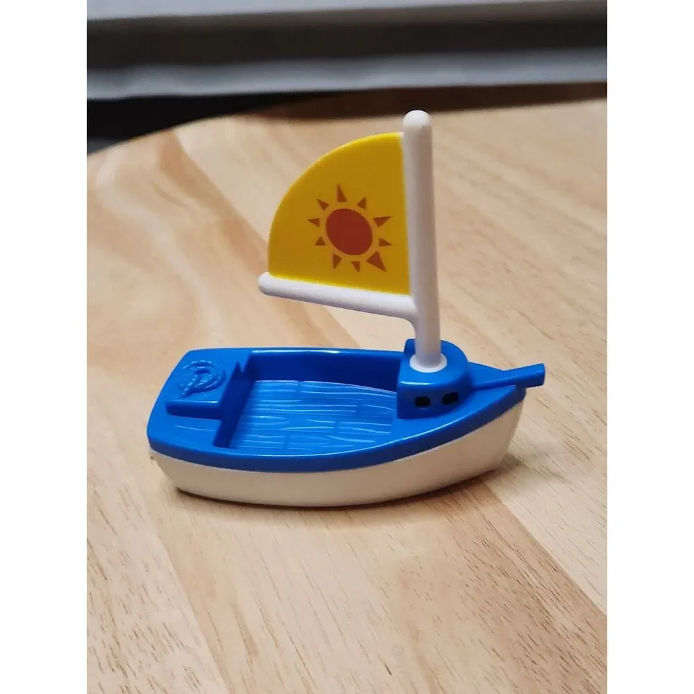 GeoTrax Ocean Cargo Transporter & Skiff 2004 Fisher‑Price